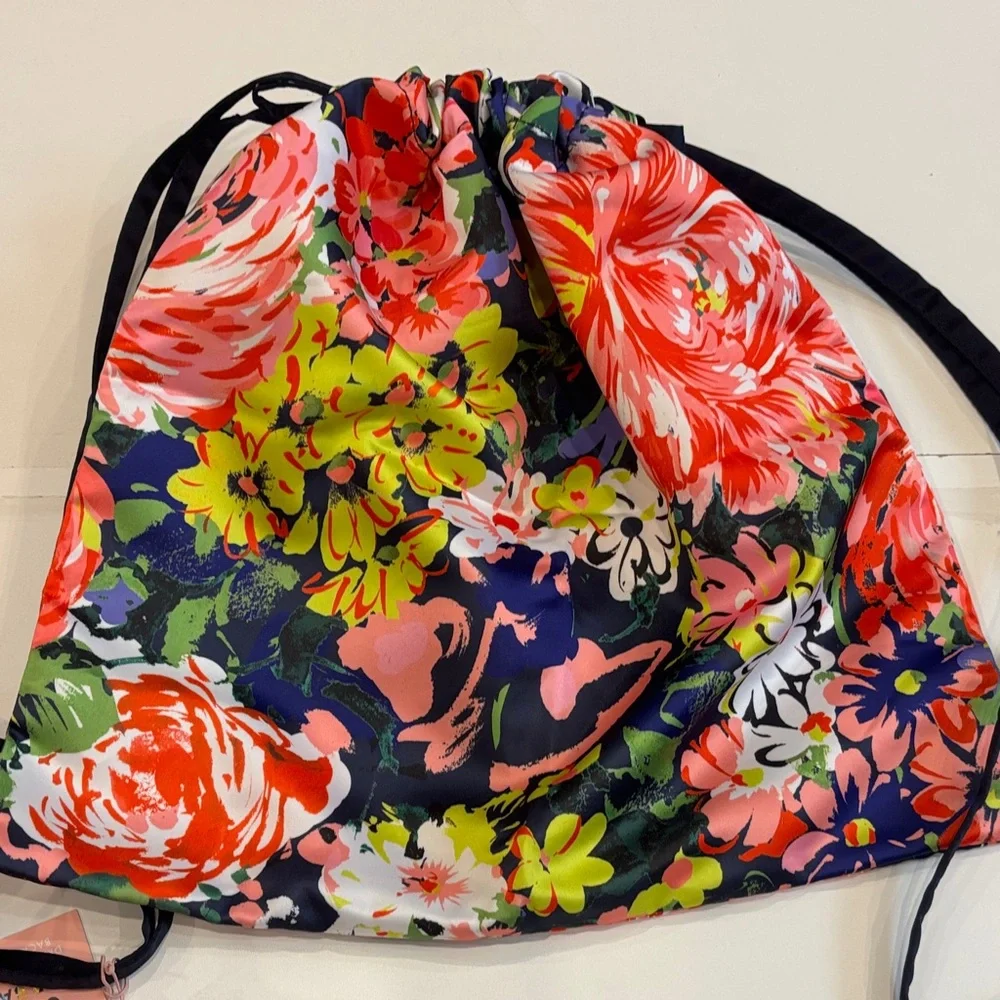 ban.do Mochila Colorful Floral Drawstring Backpack